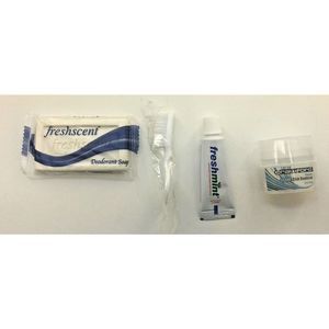 20 Pouches of 4 Travel Size Toiletries Plus 5 Bottles Shampoo NEW NWT